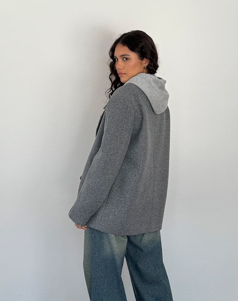 Motel Rocks Binaiya Oversized Blazere Dame Grå | ZCH2751SS