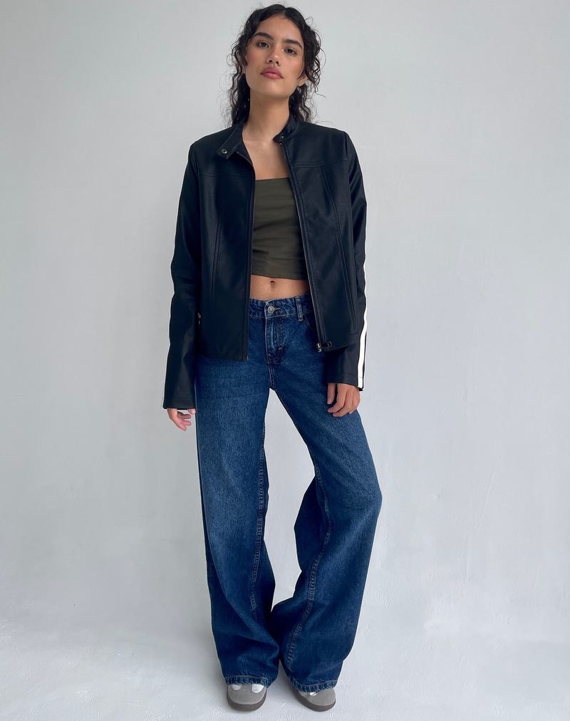 Motel Rocks Roomy Extra Brede Low Rise Jeans Dame Blå | XOX9677WA